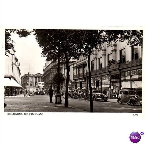 Gloucestershire - CHELTENHAM - The Promenade - RP - c.1940/50s (V.392)