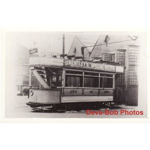 Tram Photo LEEDS Car 274 Corporation Tramways Tramcar Bentley's Special Bitter