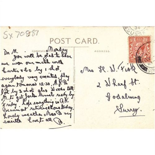St Clements Caves No 7 Hastings Sussex Postcard (SX70881)