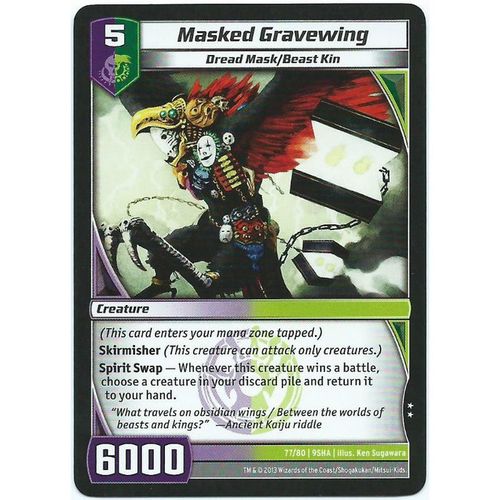 Kaijudo - Shattered Alliances - #77/80 - Masked Gravewig