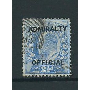 official stamps gb sgo105 sg o105 vfu admiralty
