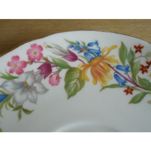 Shelley Bone China Spring Bouquet Saucer