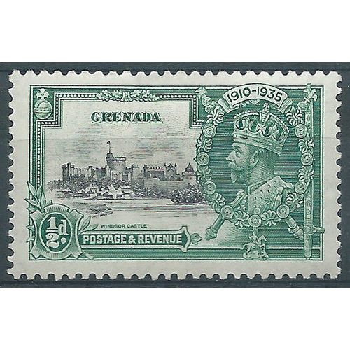 Grenada 1935 SG145 1/2d Black & Green Silver Jubilee Mounted Mint ..