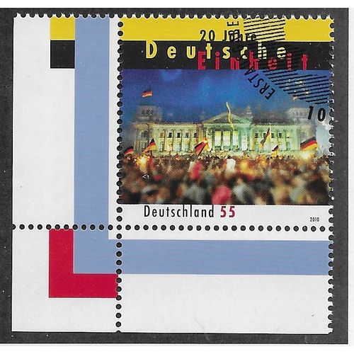 GER 2010 €0.55 '20TH ANN OF REUNIFICATION '(CORNER) FINE USED (EBID54-034)