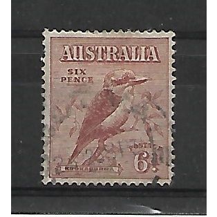 Australia.SG146 6d Laughing Kookaburra.Fine Used.July20