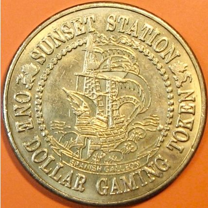 Sunset Station. $1 Casino Token. Henderson, NV. R28.