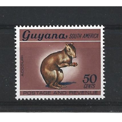 Guyana.SG458 50c Brazilian Agouti.Unmounted Mint.Mar24