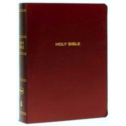 Nkjv, Gift And Award Bible, Leatherlook, Burgundy, Red Letter Edition Holy Bible