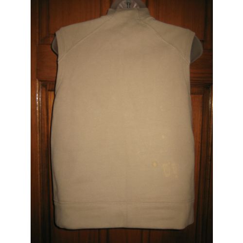 Nike Beige Zip Front Fleece Vest - Size XS (0-2)