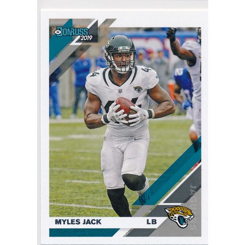 2019 Donruss Football Base 124 Myles Jack Jacksonville Jaguars
