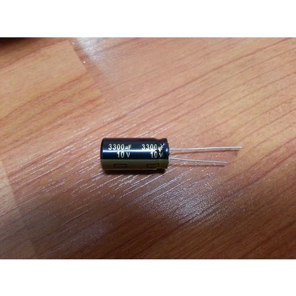 New 7pcs Panasonic 3300uF 10V 105C Radial Cylindrical Capacitor 12.5x25mm 7000hr