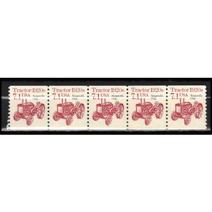 2127a 7.1c Tractor Very Fine MNH Dry Gum PNC 1/5 X0807