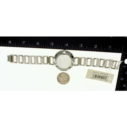 New Ladies Kenneth Cole Stainless Steel White Shell Dial W-R Wrist Watch KC4661
