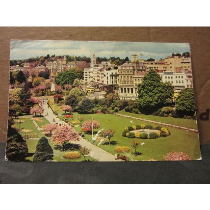 LOWER GARDENS, BOURNEMOUTH, DORSET vintage used postcard by D H Greaves /