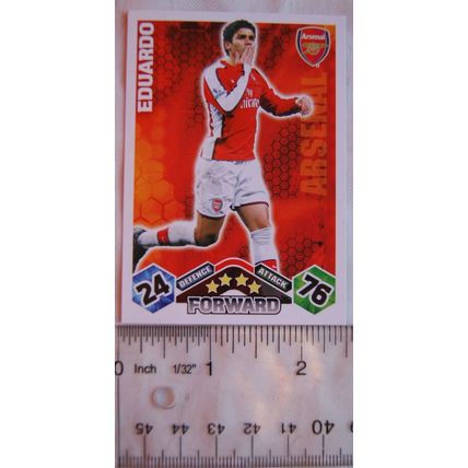 2009/10 Topps Match Attax Trading Card - Eduardo, Arsenal