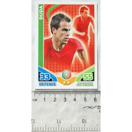 2010 Topps Match Attax World Cup Trading Card - Portugal, Duda