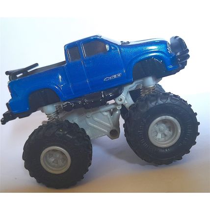 FUNLINE BOXED Model Truck * BLUE BIG-WHEELED CHEVROLET TRUCK - FAIR to GOOD