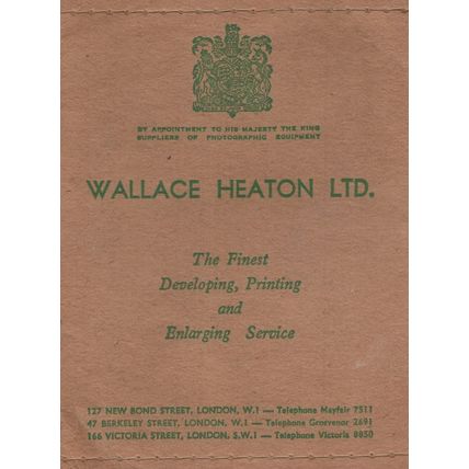 Wallace Heaton New Bond Street London Dixons Photo Wallet