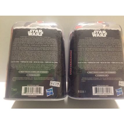 2 New Star Wars Mighty Muggs Figures - Poe Dameron & Finn
