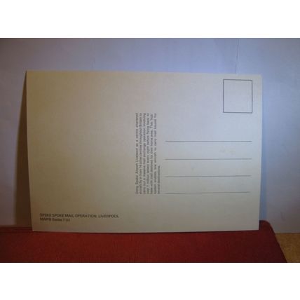 POSTAL DISTRIBUTION, ROYAL MAIL, SPEKE AIRPORT, LIVERPOOL unused postcard #