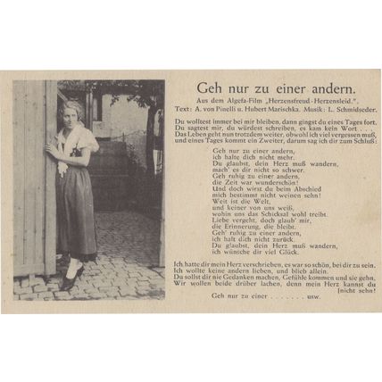 Hubert Marischka Austrian Opera Film Old Proverb Postcard