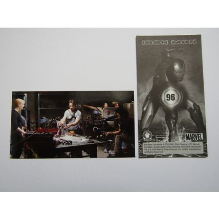 Marvel - Iron Man The Movie 2008 - Preziosi Sticker Drop-down Choice (e18)