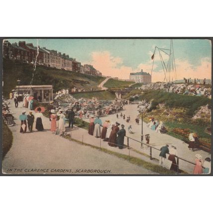 In the Clarence Gardens, Scarborough, Yorkshire, c.1905 - Dennis Postcard