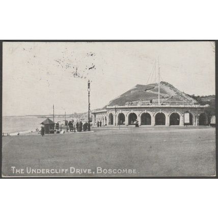 The Undercliff Drive, Boscombe, Hampshire, 1921 - Postcard