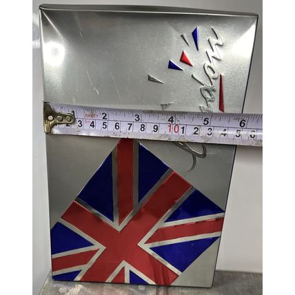 London England Churchill EMPTY Collectible Tin Storage Container Decor {}