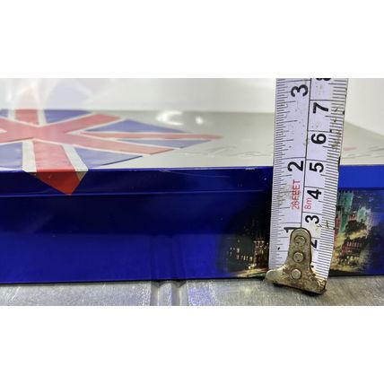 London England Churchill EMPTY Collectible Tin Storage Container Decor {}