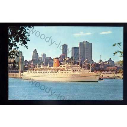 LS2897 - Canadian Pacific Liner - Empress of Canada - postcard