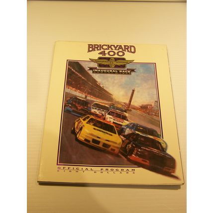BRICKYARD 400 INAUGURAL RACE PROGRAM AUG 6 1994 INDIANAPOLIS MOTOR SPEEDWAY