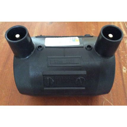 Radius Systems Universal Electrofusion Straight Coupler PE100 - 63mm WAO208