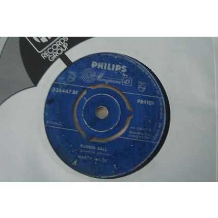 A3-MARTY WILDE-RUBBER BALL–UK 7" SINGLE-1961 – Marty Wilde