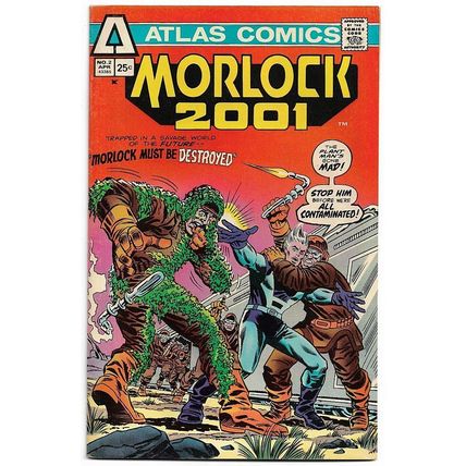Morlock 2001 #2 (1975) *Atlas Comics / Cover Artwork By Larry Lieber / Sci-Fi*