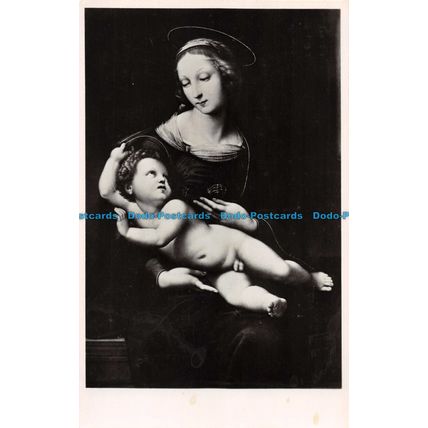 R055984 Postcard. Napoli. Museo Nazionale. La Vergine col Bambino Gesu. RP