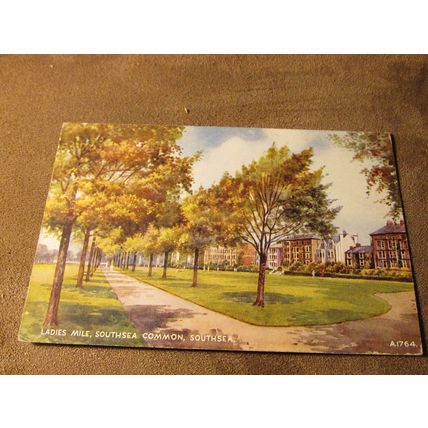 Valentines Postcard - Southsea Common, Portsmouth - Artist E.W Trick A1764