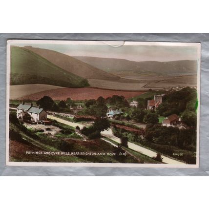 Poynings and Dyke Hills,Near Brighton And Hove - Postally Used - Brighton 1937