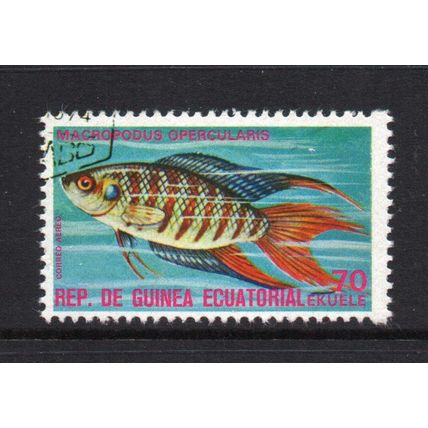 Equatorial Guinea - 1975 - 70Ek Fish, Used