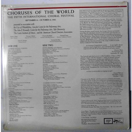 Choruses of the world : the fifth International Choral Festival, LP - SEALED