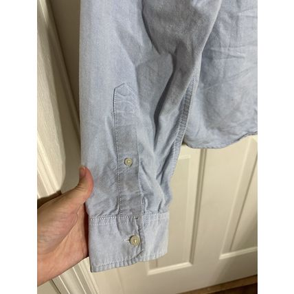 Hollister Shirt Mens X-Large Blue Collared Button Up Long Sleeve 100% Cotton