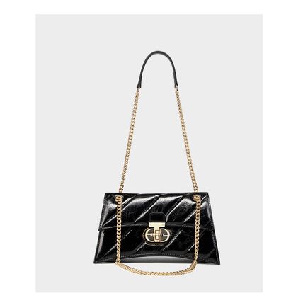 Genuine Leather Women Purses and Tote Handbags Black