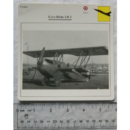 Levy Biche LB2 - France - Fighter - Collectors Club Card
