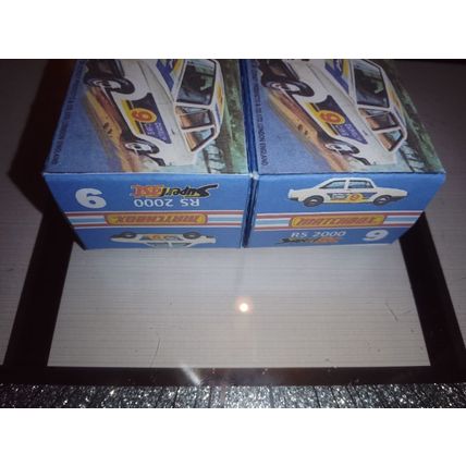 Matchbox - No9 Ford Escort RS 2000 - Replica / copy box