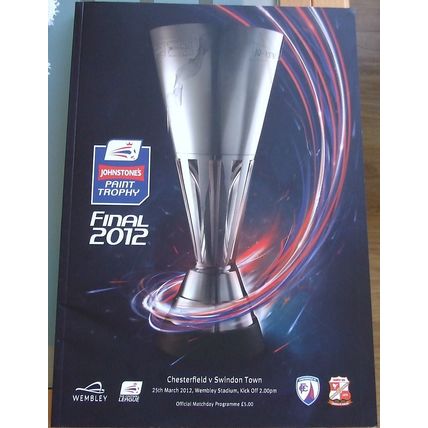 CHESTERFIELD v SWINDON TOWN JOHNSTONE'S PAINT TROPHY FINAL 2012