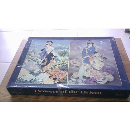 FLOWERS OF THE ORIENT Jigsaw Puzzles (2 x 1000 Pieces) Express Gifts Ltd (2008)