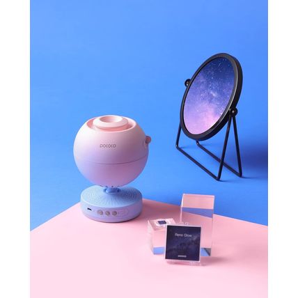 POCOCO Galaxy Star Projector for Bedroom with Replaceable Optical Film Discs, Ho