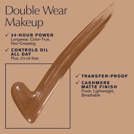 Estée Lauder Double Wear Stay-In-Place 24-Hour Long-Wear Matte Foundation Makeup