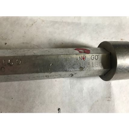 THE PIPE MACHINERY INSPECTION GAGE GO NO GO NOT GO PLUG GAGE 1.3150 1.3180,ET