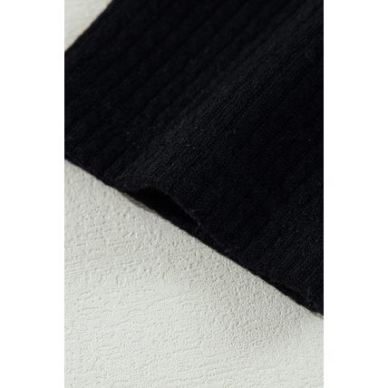 Black Solid Color Corduroy Buttoned Long Sleeve Shacket